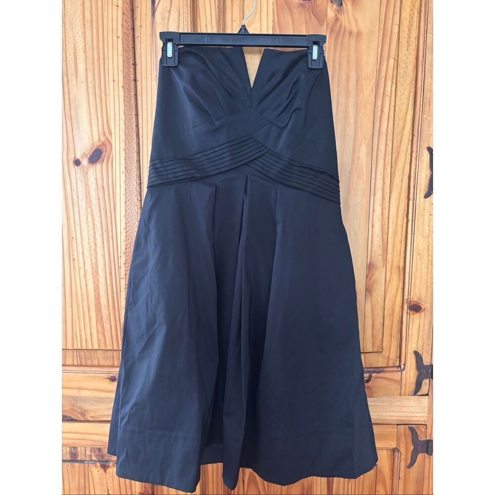 WHBM Strapless Black Dress
